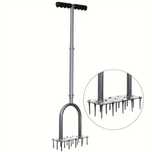 Aerator gazon manual cu tijă lungă