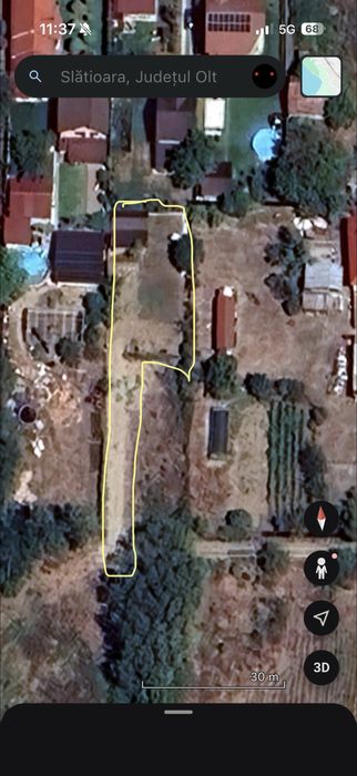 Teren Slatioara 711 mp