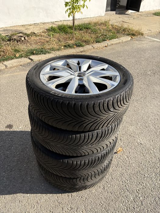 Jante Roti VW 17 inch 5x112 anvelope iarna Michelin