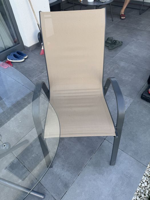 Set terasa masa cu doua scaune