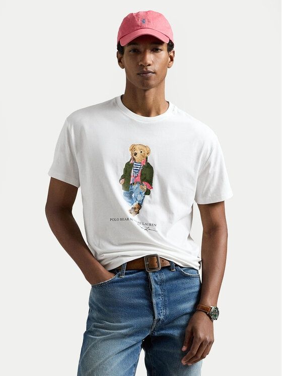 Polo Ralph Lauren Big & Tall Тениска в Мръсно Бяло