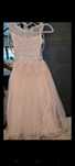 Rochie de ocazie fetite roz somon