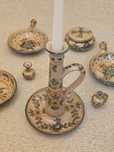 Set 7 piese ceramică Portugalia, pictată manual, semnată