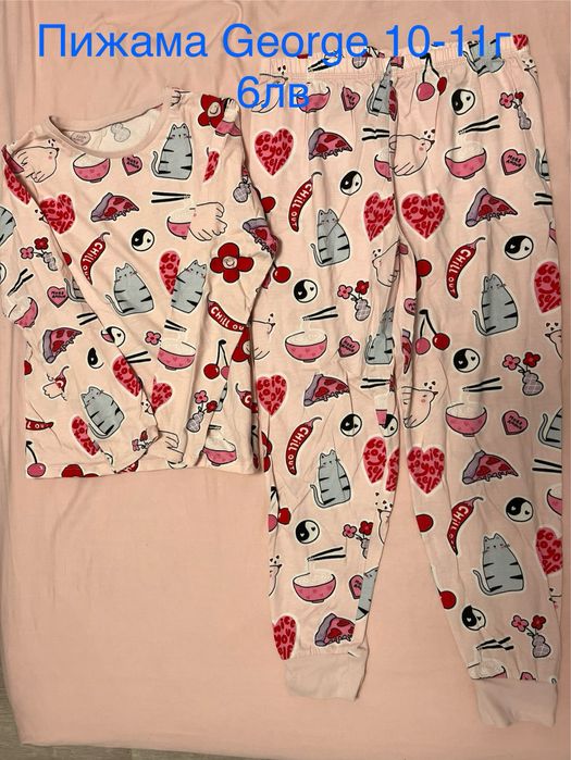 Пижами, клинове, потници, анцузи за момиче Primark George