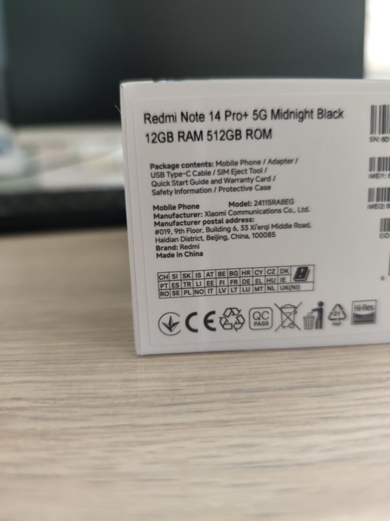 Xiaomi Redmi note 14 pro plus 5g
