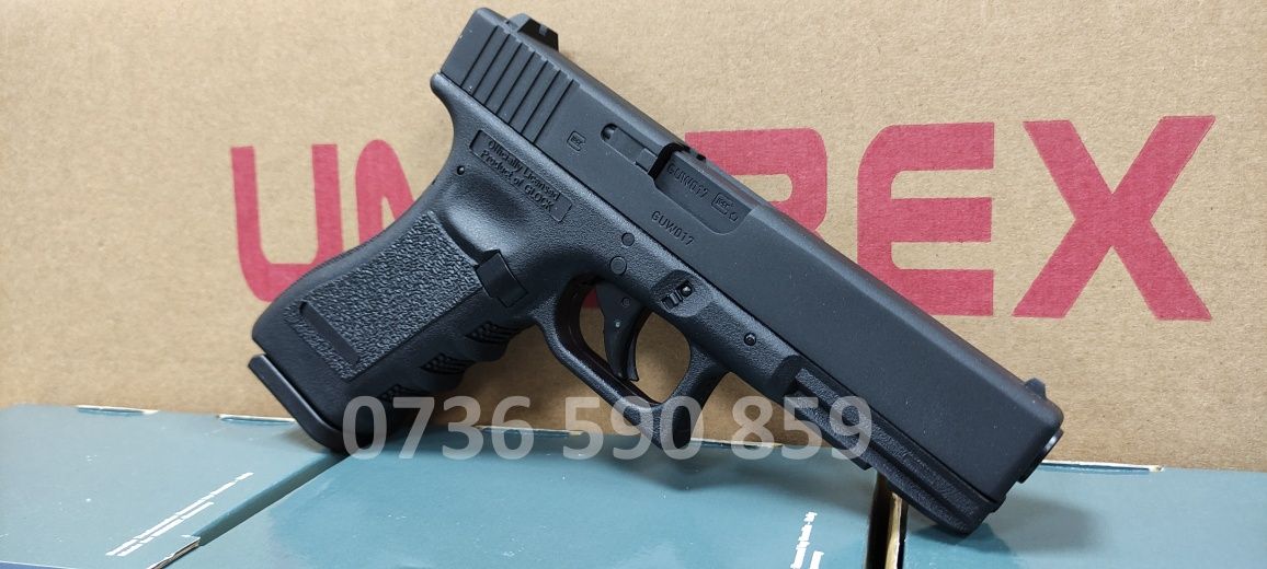 Glock 17 Umarex pistol airsoft cu recul puternic CO2, original NOU