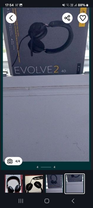 Căști profesionale jabra evolve 2 40 noi