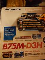 Motherboard PC Gigabyte B75-D3H+procesor i3+memorie