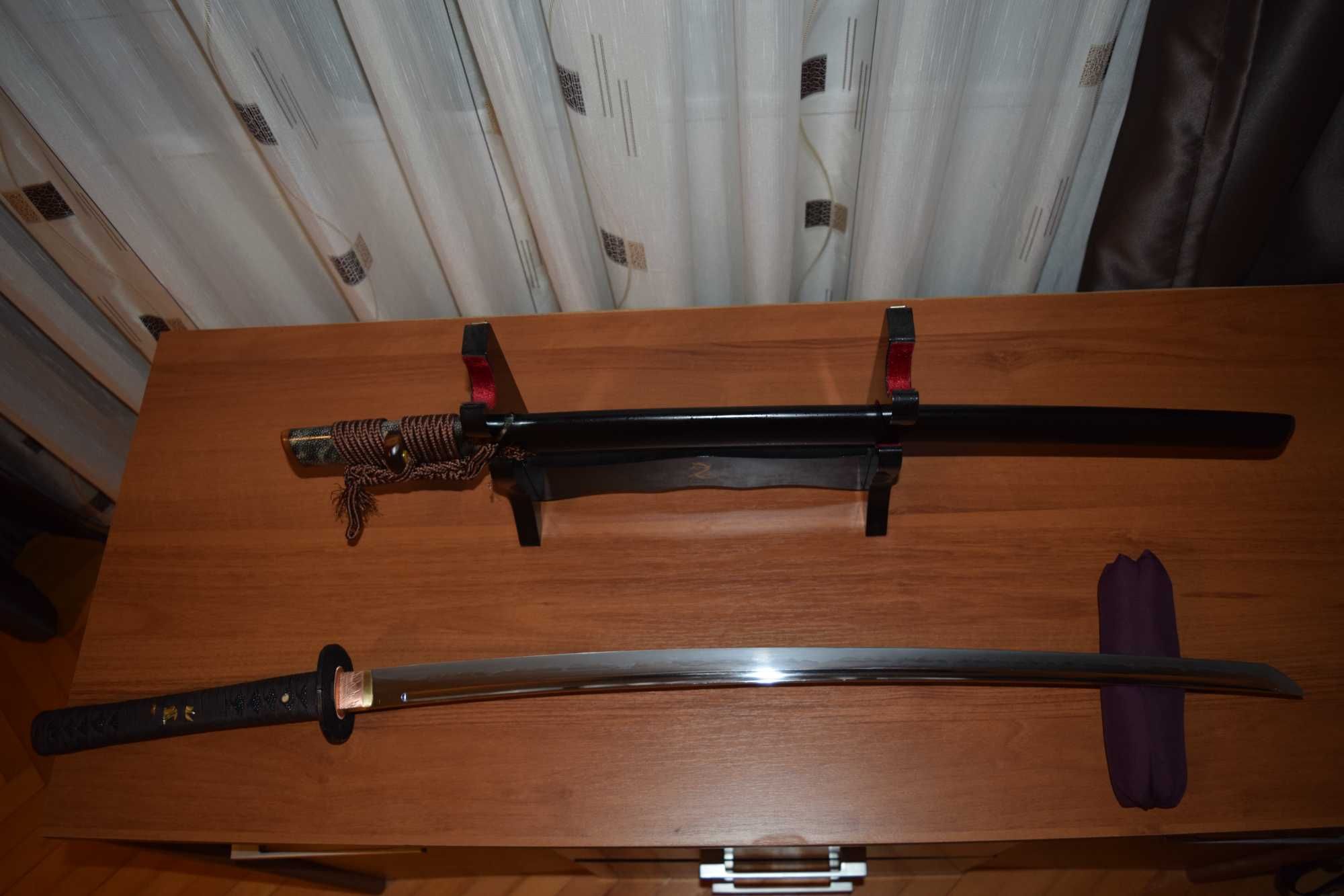 Bamboo katana, tamahagane (custom)