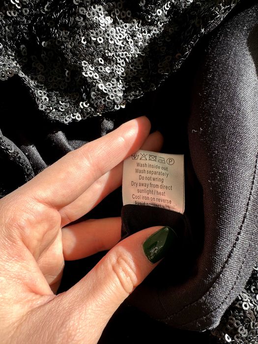 Rochie Neagra cu Paiete