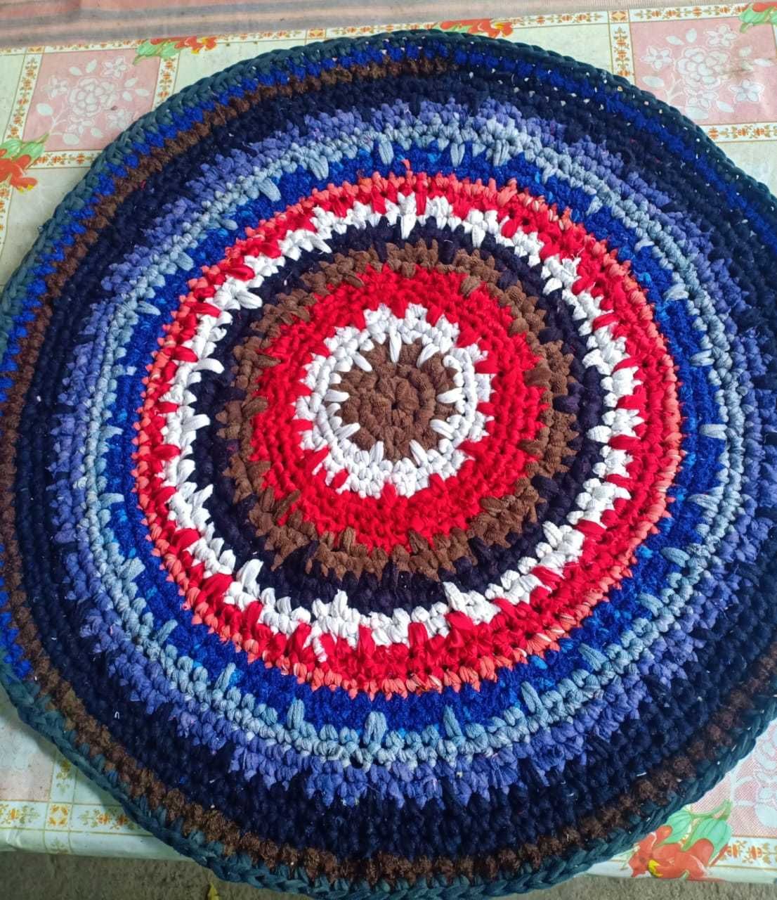 коврики ручной работы, handmade (вязаные крючком)