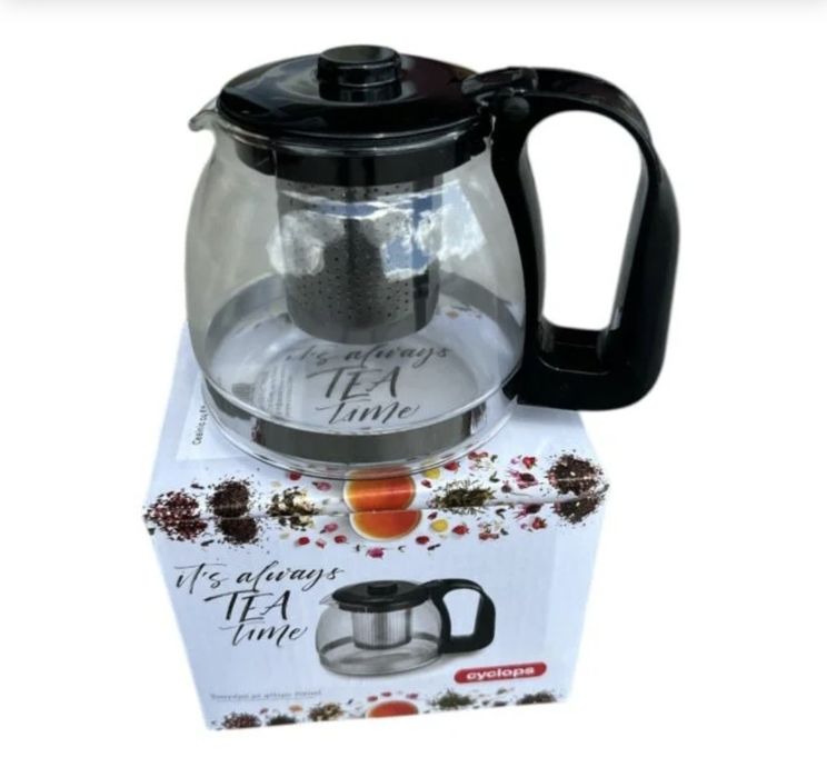 Ceainic din sticla termorezistenta