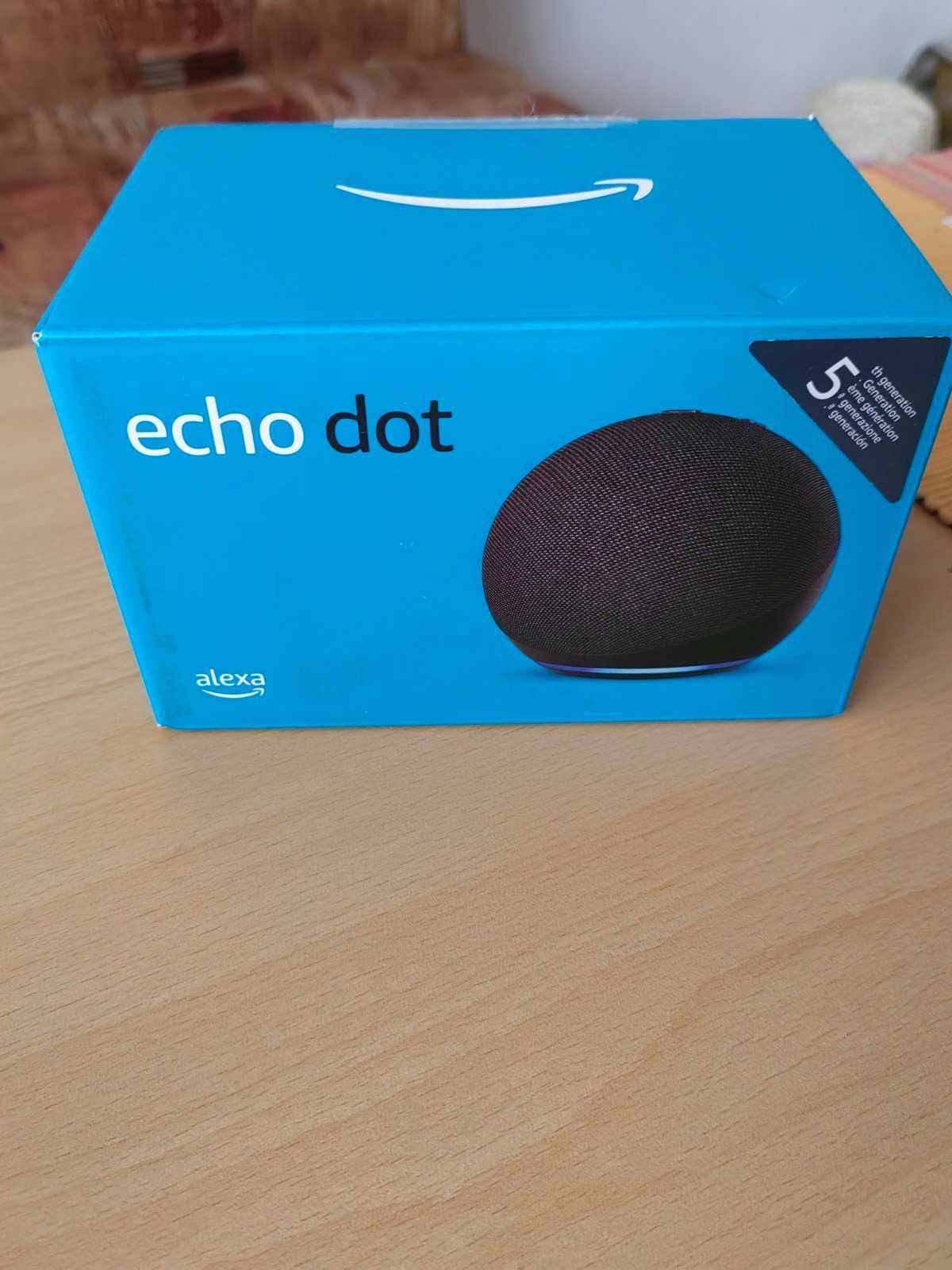 Amazon Echo Dot  5то Поколение Алекса Смарт Говорител