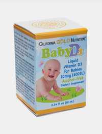 Детский витамин Д3 в каплях, 10 мл.
