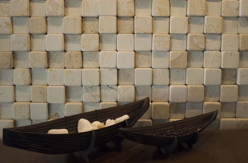 Piatra decorativa interior/piatra naturala/mandras Anticat 3D 10x10cm