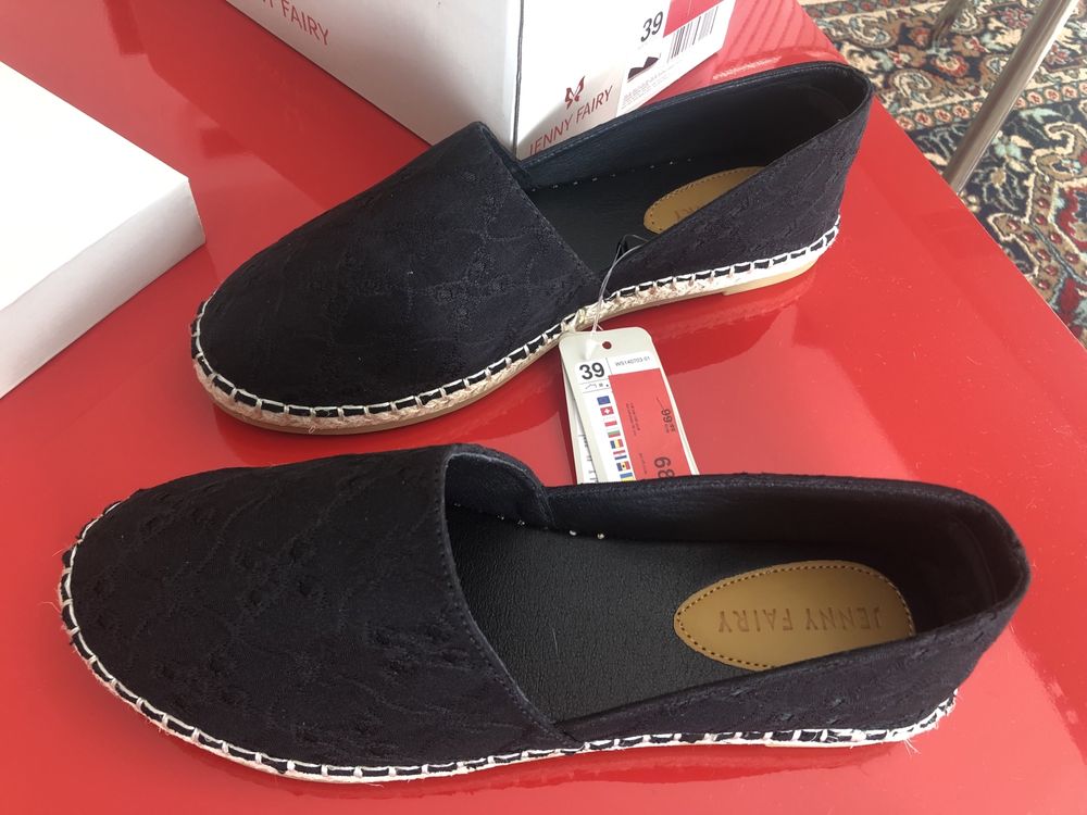 Espadrile roz pudra nr 38