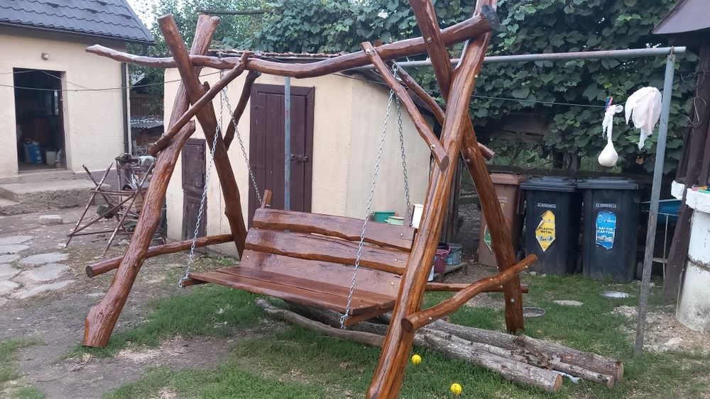 De vanzare balansoar rustic de stejar