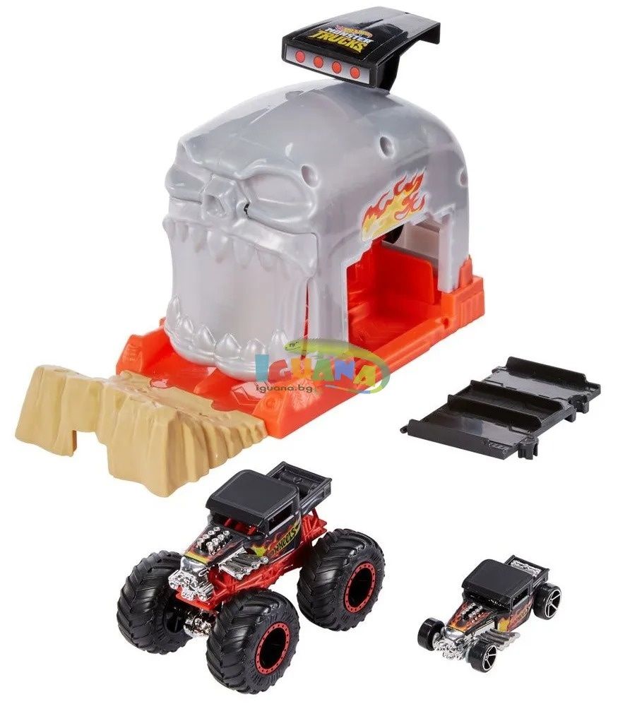 HOT WHEELS monster trucks за изстрелване