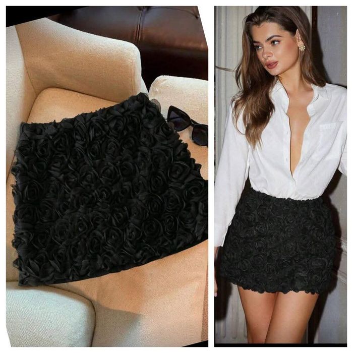 Пола с рози  размер