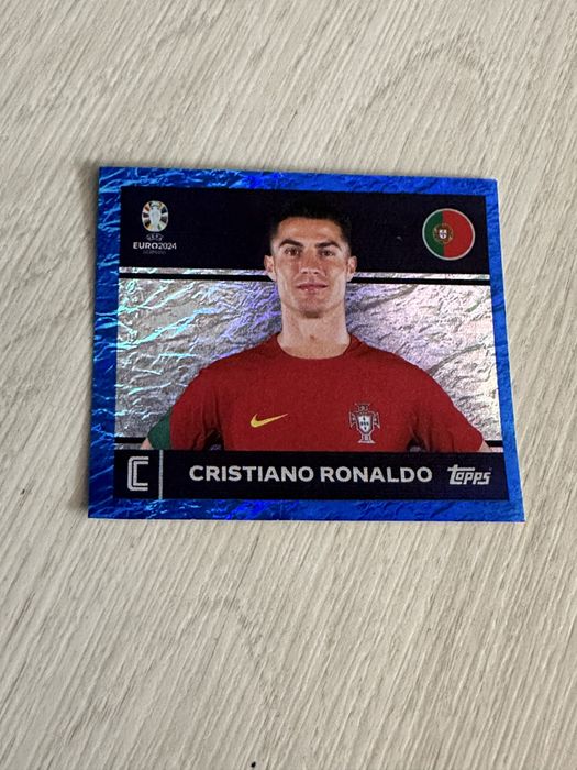 Paralele albastre euro2024 topps