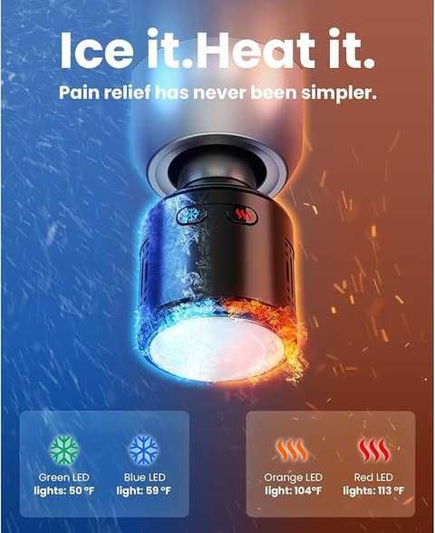 Pistol de masaj BOB AND BRAD C2 Pro cu căldură