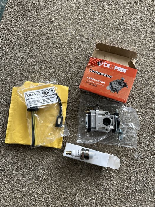 Motocoasa pe benzina, Grunman CG520B, 2 timpi, 1.4 kW, 1.9 CP