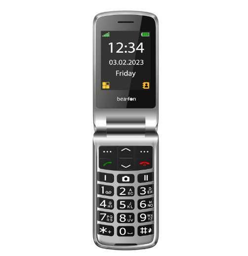 Мобилен телефон Beafon SL595 Silverline, телефон с големи бутони