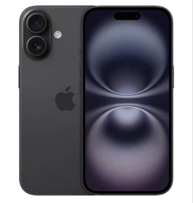 iPhone 16 128GB Черен – Като нов, 1 година гаранция, батерия 92%