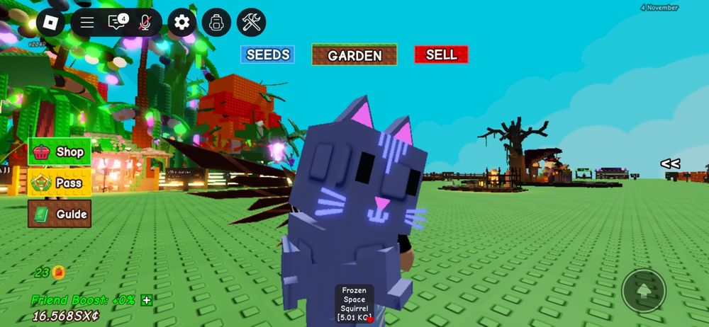 Moon cat, grow a garden