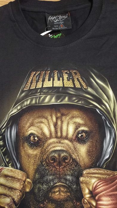 Мъжка тениска с куче