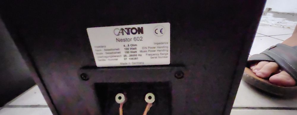 Boxe Bass Reflex Canton 100/150 Watt