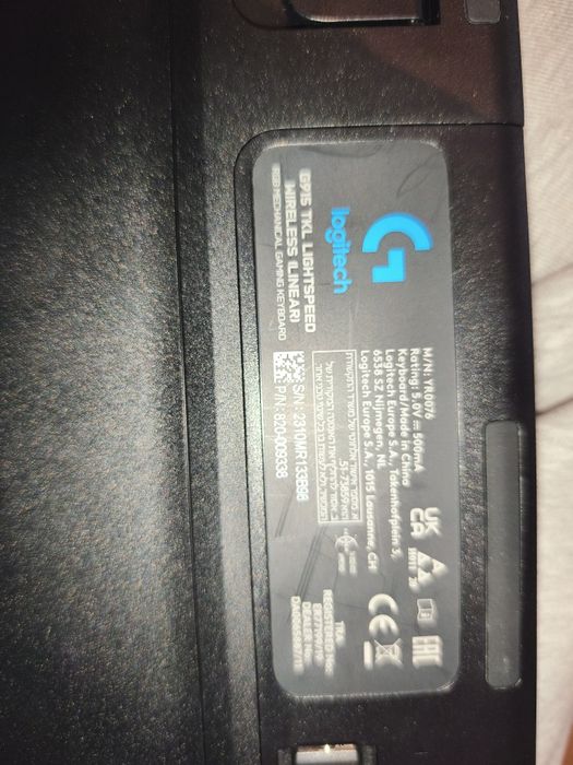 Tastatura logitech G15TKL lightspeed liniar