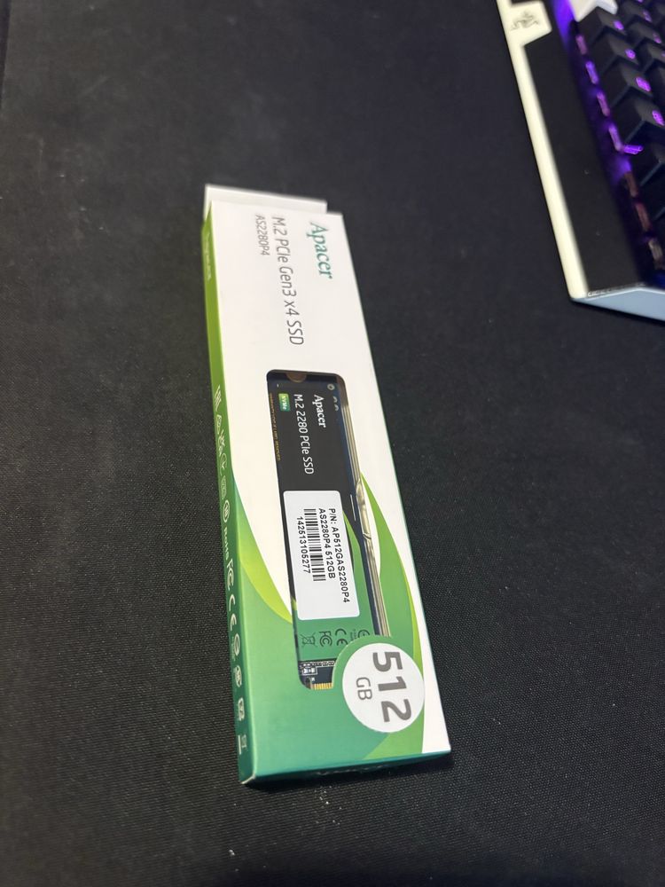 Бял Геймърски компютър Ryzen 5500, RTX 3060Ti, 16 Ram, 512 SSD, 750w