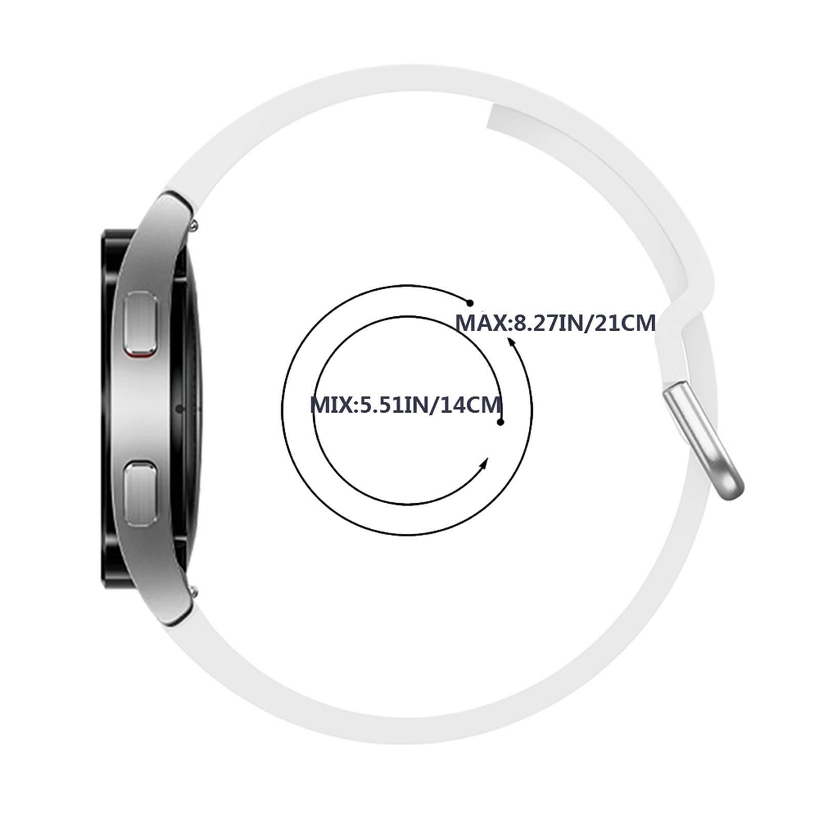 Tech-protect iconband каишка за samsung galaxy watch 7 (40/44mm) - бял