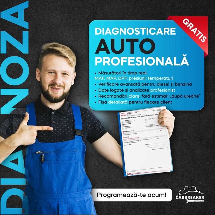 Diagnosticare Auto Profesională - GRATUIT