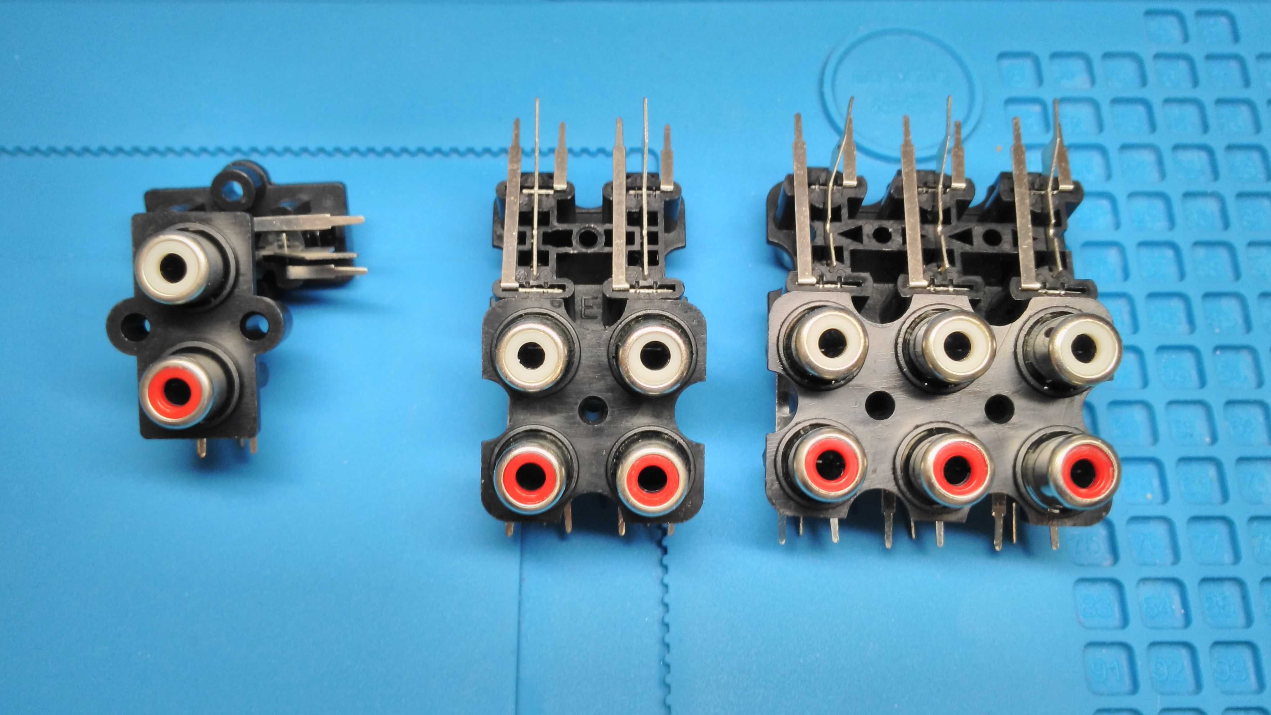 Mufa conector RCA mama - pe panou, through hole, proiecte