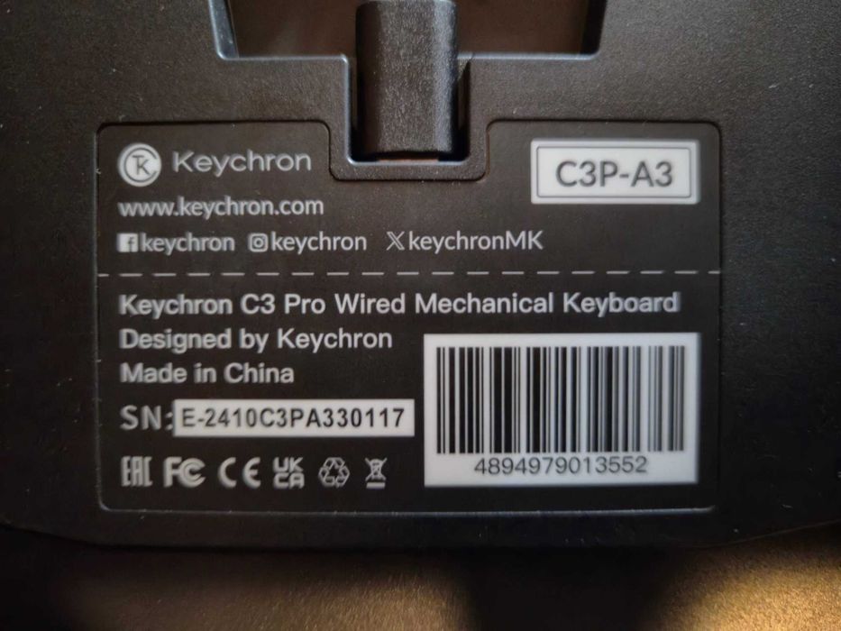 Tastatura Keychron C3 Pro C3P-A3 Tenkeyless Custom Brown
