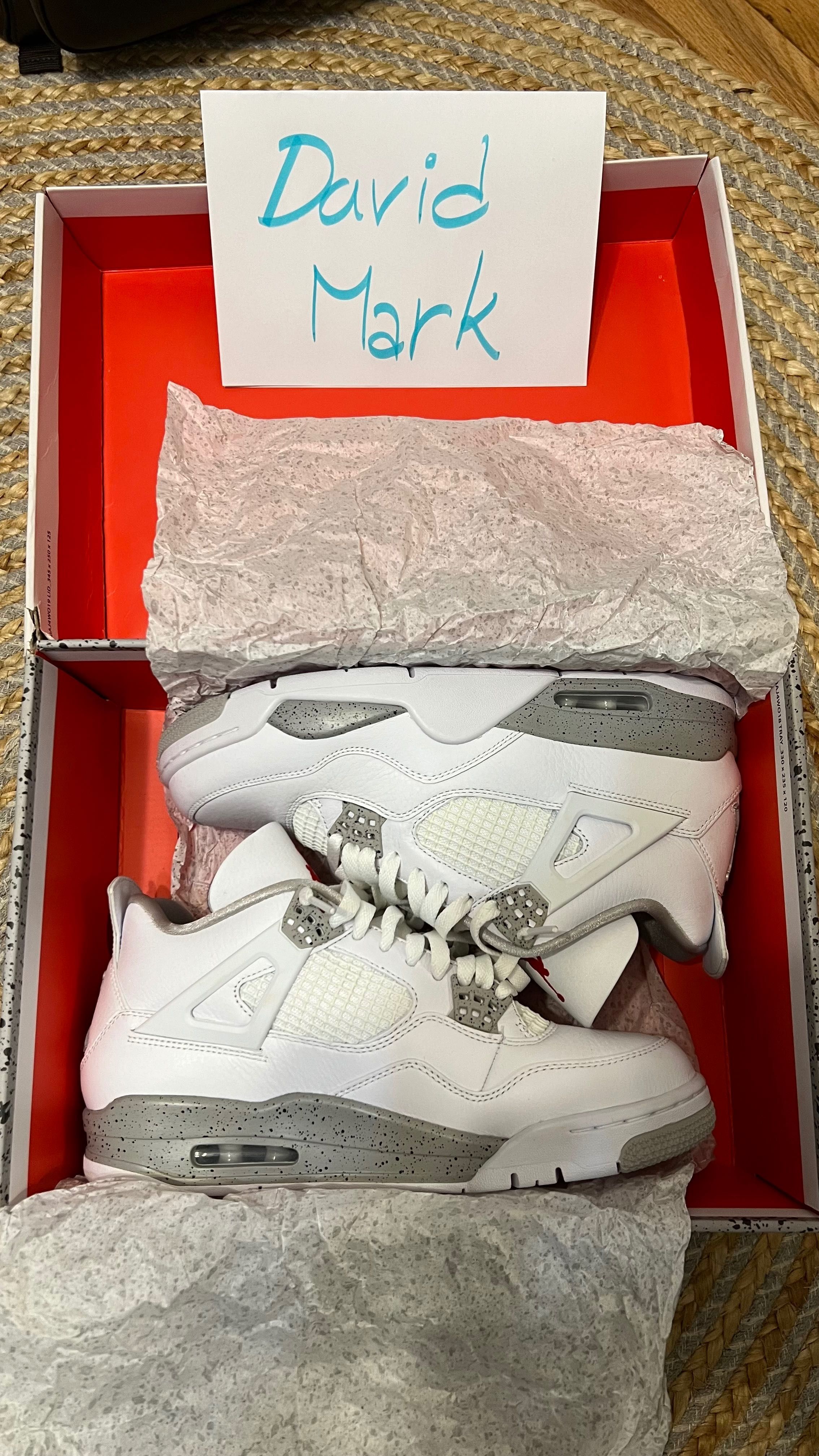 Air Jordan 4 Retro White Oreo
