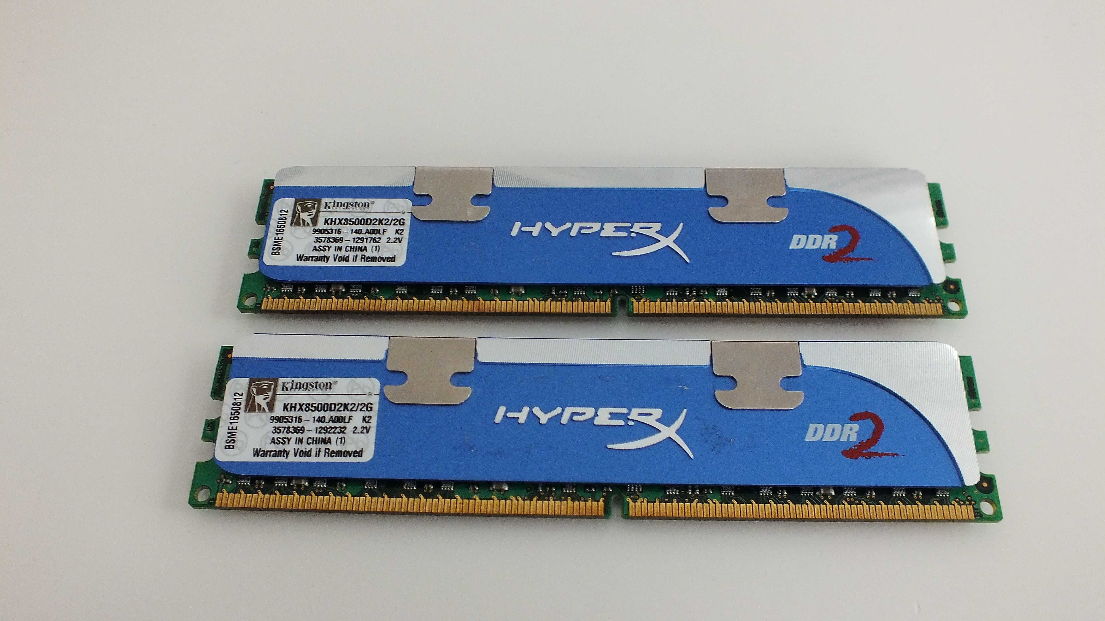 Kit memorii DDR2, Kingston HyperX 2GB, Elixir PC2-6400 8GB