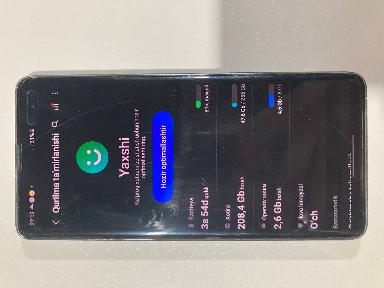 S10 5g sotiladi almashtirishga