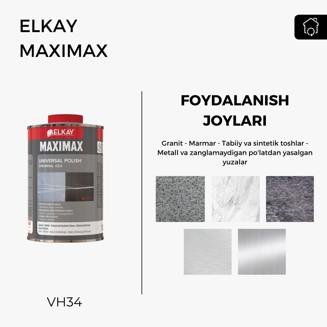 ELKAY MAXIMAX, полироль для гранита, maрамора и камней. 15$