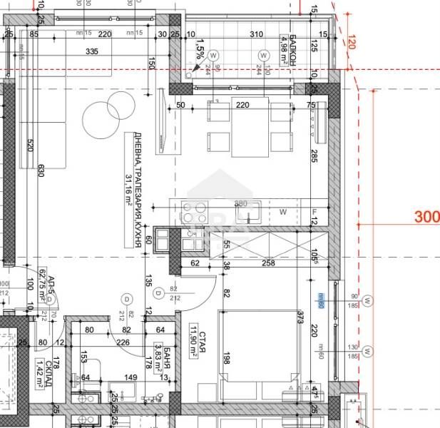Първокласно строителство и модерни технологии – двустаен апартамент в