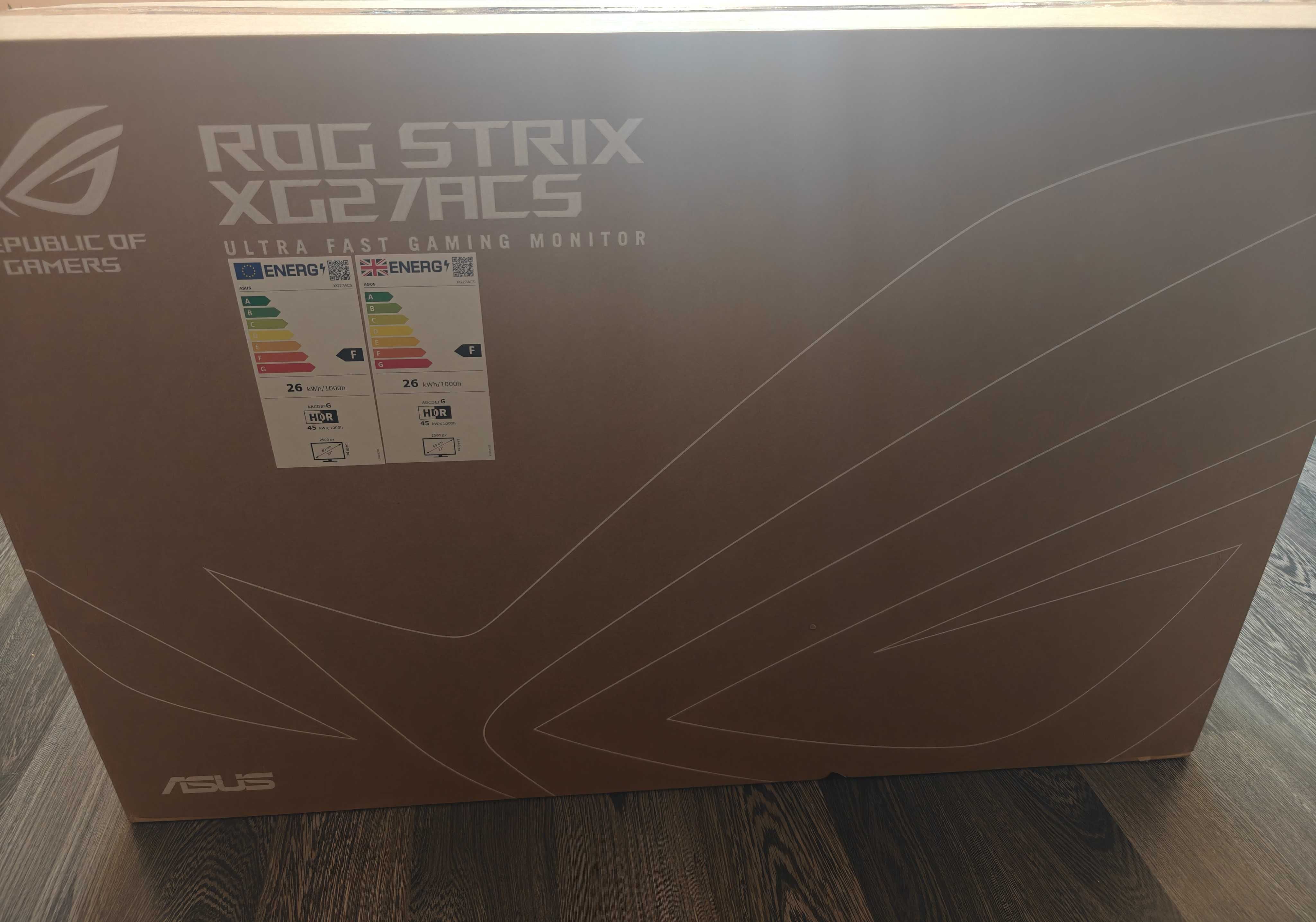 Gaming Monitor ASUS ROG Strix XG27ACS 1440p 1ms 180hz 27" HDR Гаранция