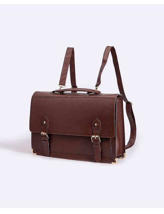 Школьный портфель рюкзак классический прямоугольный женский ПУ кожа