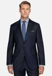 Sacou blazer 40 L slim Massimo Dutti NOU lana Finest Italian navy