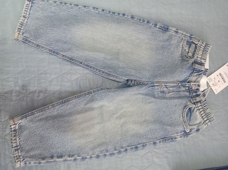 Blugi fetițe, marca Zara, mărime 98-3ani