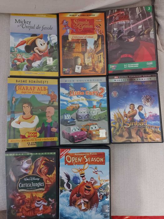 DVD-uri diverse desene