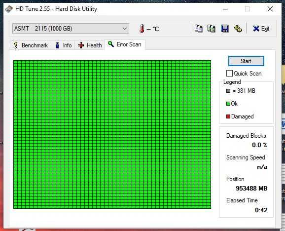 HDD 1TB 2.5 laptop TOSHIBA 100% health, fără bad sectors