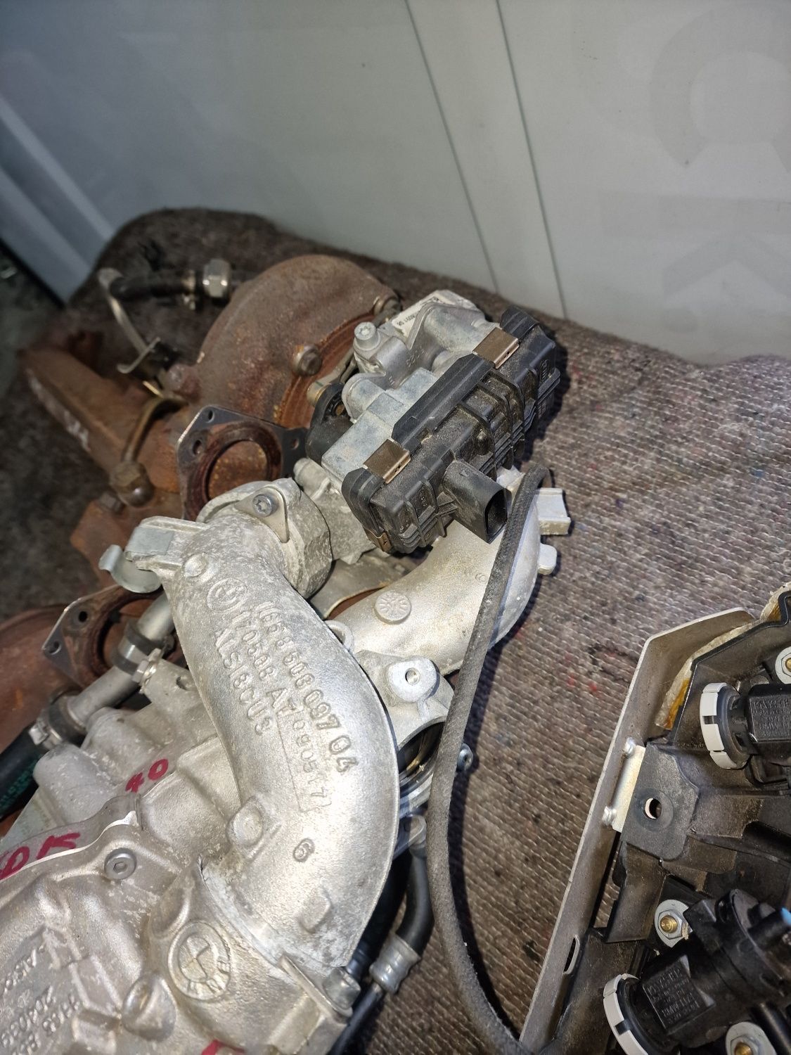 Turbina turbo turbina valve 4.0 D Biturbo bmw x5 x6 f15 f16 30.000 km