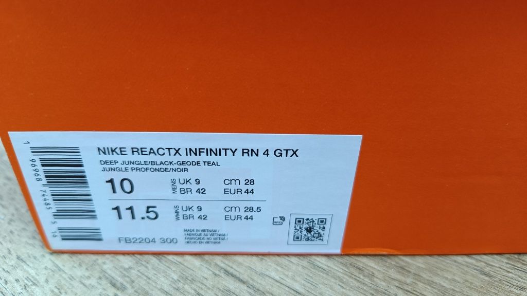 Nike infinity rn 4 gore-tex